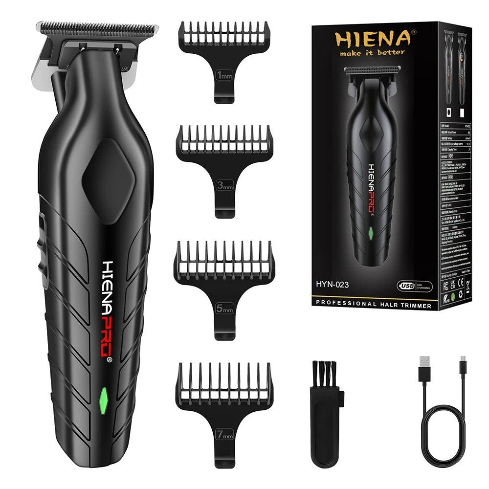 Professional Cordless Hair Clipper Set with LCD Display for Men and Barber Use