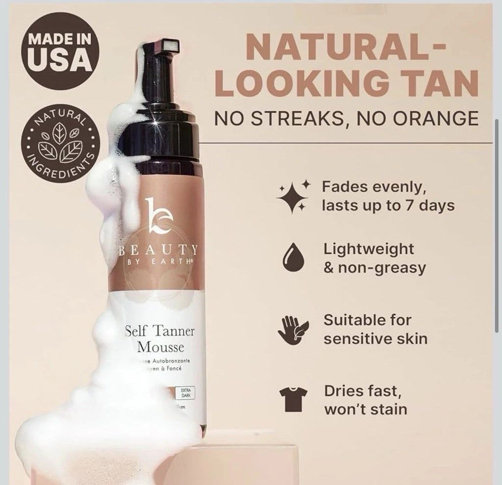 Buildable Self Tanner Mousse Foam for Face & Body - Fair to Medium, 7.5 fl oz