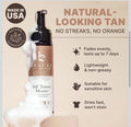 Buildable Self Tanner Mousse Foam for Face & Body - Fair to Medium, 7.5 fl oz