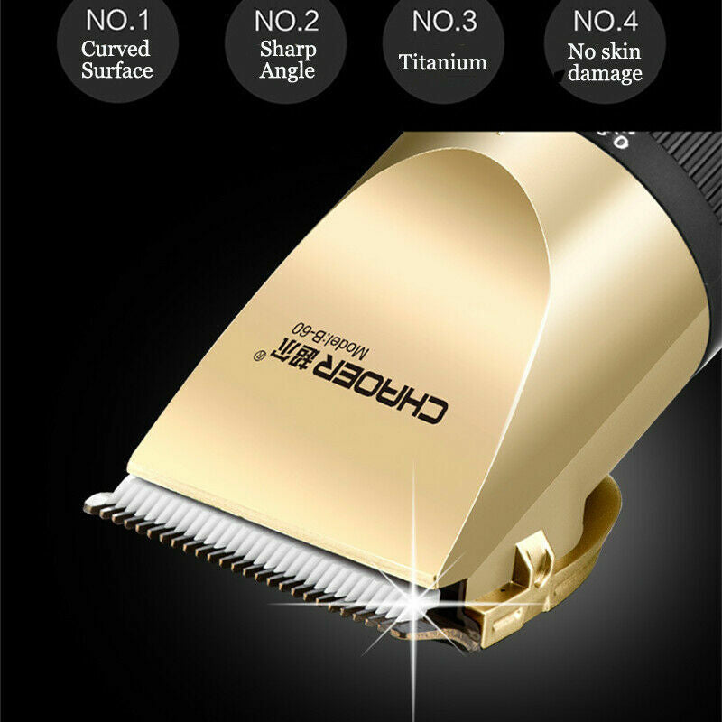Rechargeable Electric Hair Clipper & Beard Trimmer Men Grooming Kit