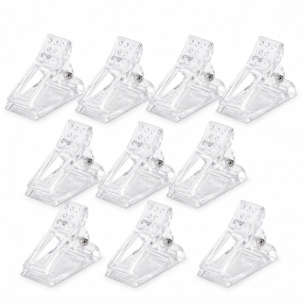 10 Pack Nail Tip Clipper Set for DIY Gel Extensions & manicures