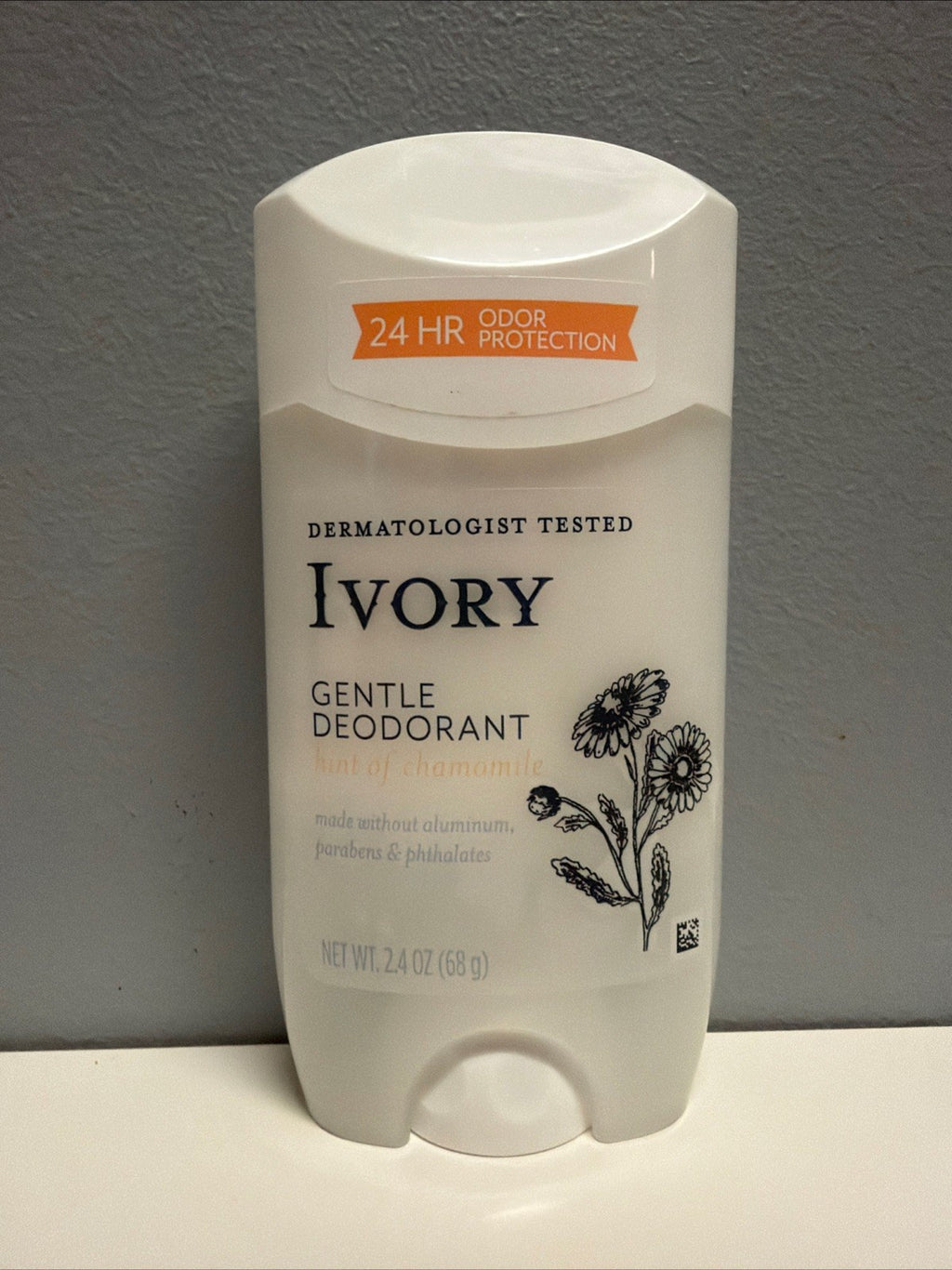 6-Pack Ivory Gentle Deodorant with Chamomile Aluminum Free 2.4oz