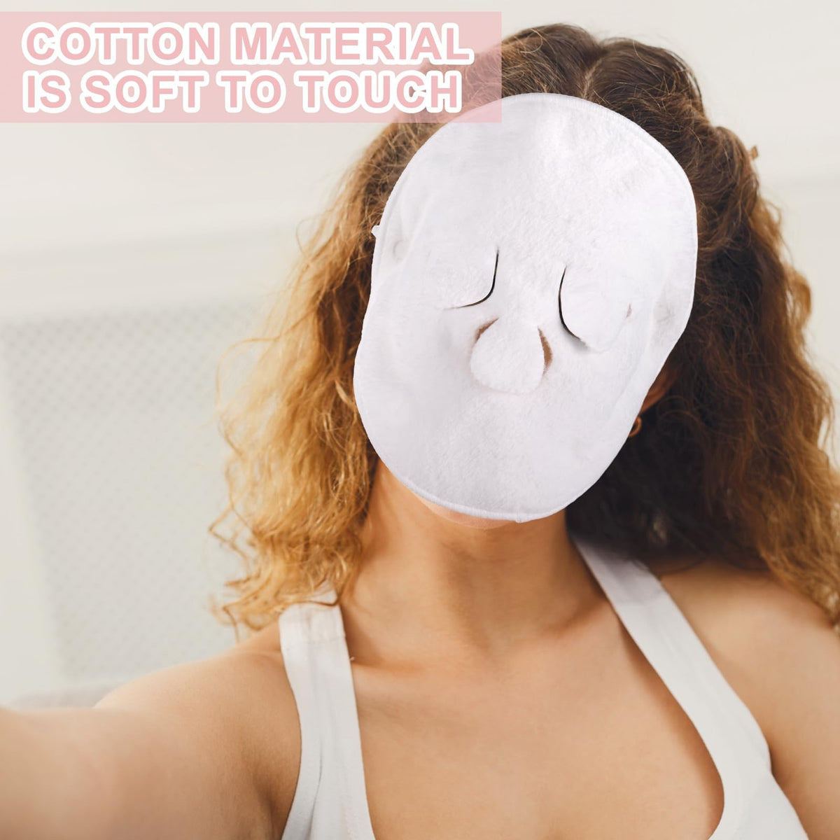 Reusable Face Steaming Towel Set - Hot Cold Compress Spa Towels for Skin Care