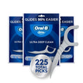 Dental Floss Picks Ultra Deep Clean, Removes Food & Plaque, Pack of 3