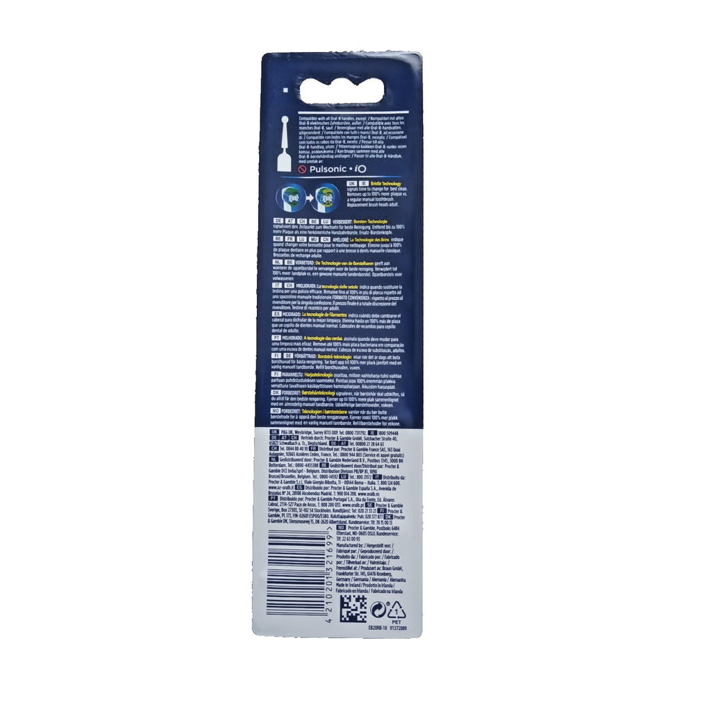 Oral B Replacement Brush Heads EB20 Pack of 10 for Electric Toothbrushes