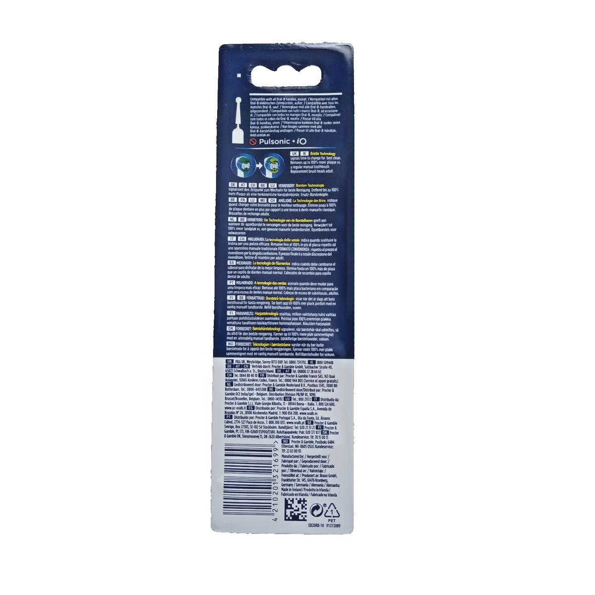 Oral B Replacement Brush Heads EB20 Pack of 10 for Electric Toothbrushes