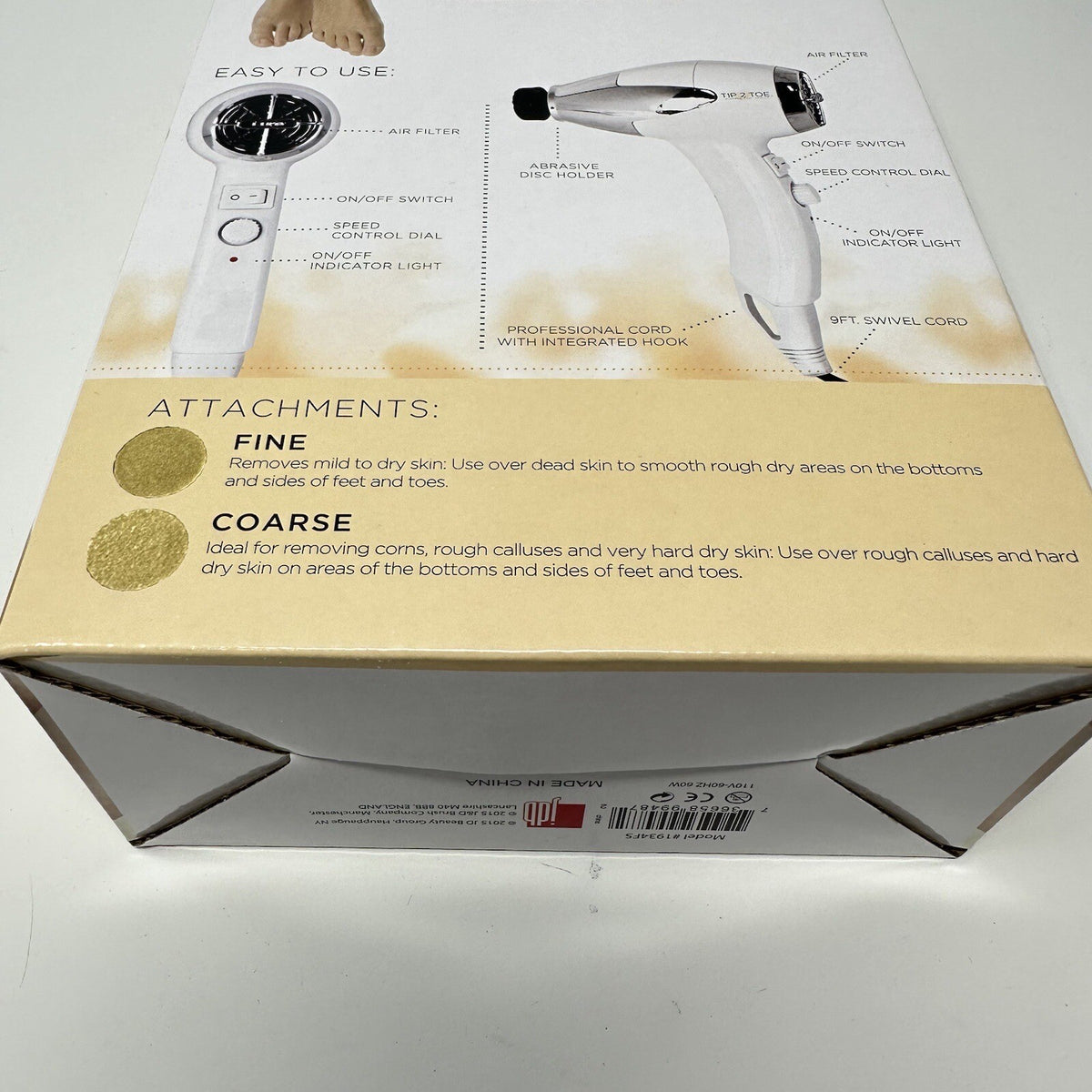 Electric Callus Remover with 6 Fine & Coarse Disks - Foot Care Tool