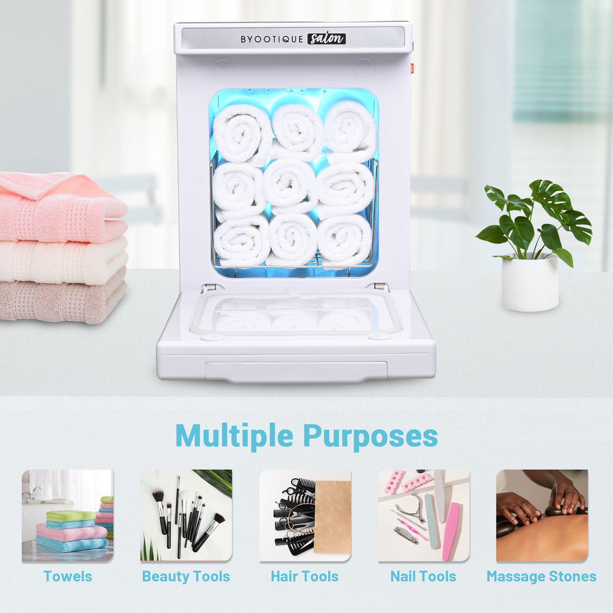 Mini Towel Warmer and UV Sterilizer for Med Spa & Home Use - 5L Capacity