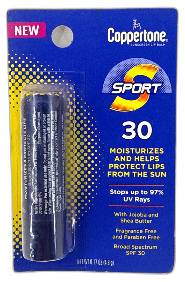 SPF 30 Lip Balm Sunscreen Pack of 2 - Moisturizing & Sun Protection for Active Outdoors