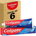 Colgate Cavity Protection Fluoride Toothpaste Pack of 6 6oz | Anticavity Dental Care