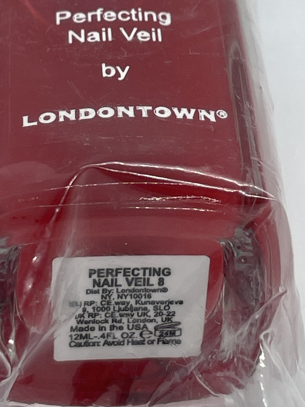 Sheer Poppy Red Nail Veil - Conditioning & Rejuvenating Full Size 0.4oz