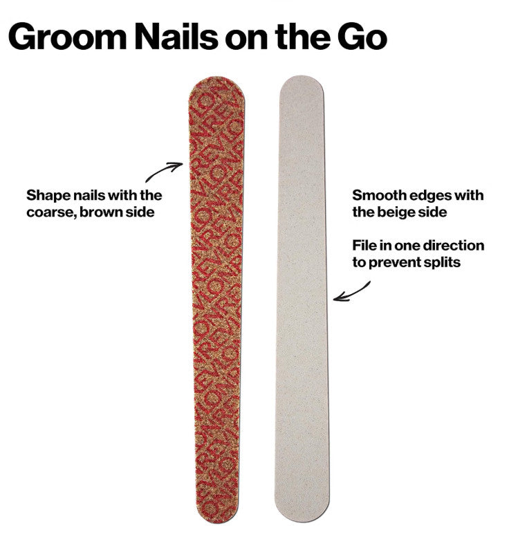 Revlon Compact Emery Board Nail Files Set - 10 Count Manicure & Pedicure