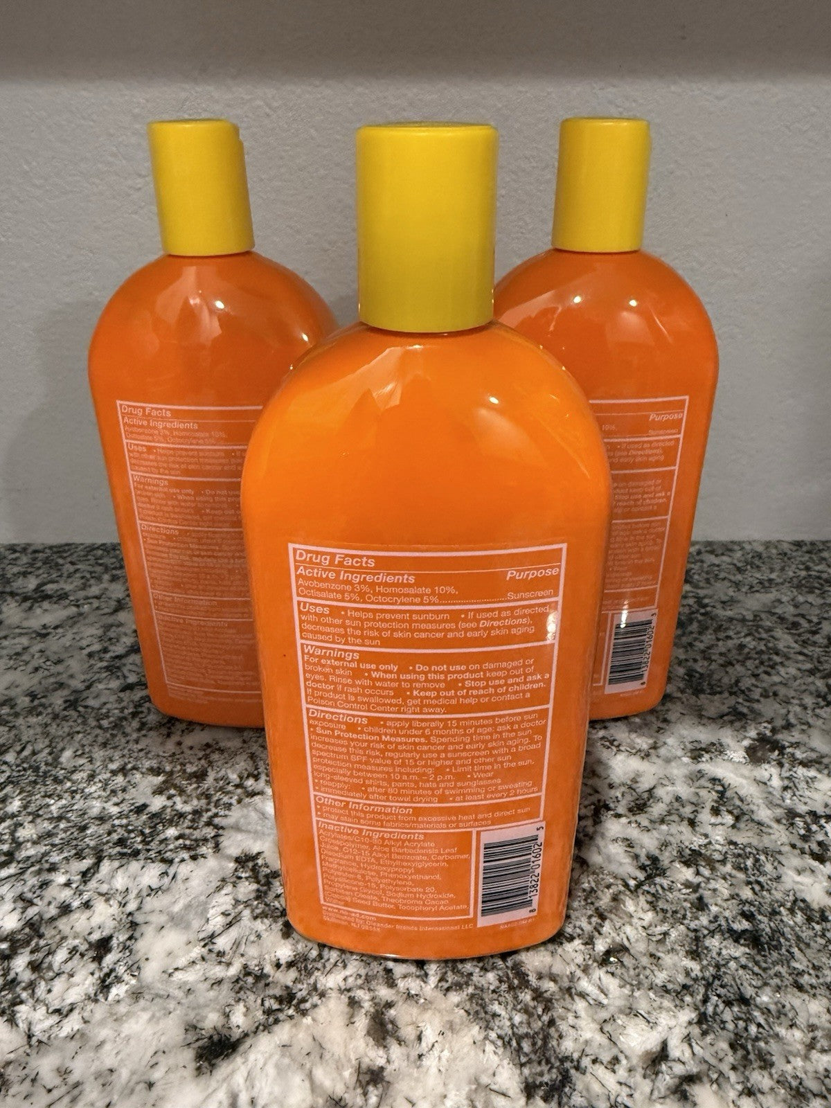 No-Ad SPF 50 Sport Sunscreen Lotion - Pack of 3, 16 fl oz Each