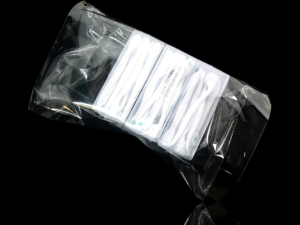 Disposable Mini Toothbrushes with Cleaning Beads Travel No Water - 72 Pack