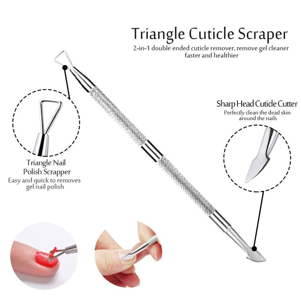 7-Piece Nail Clipper and Cuticle Care Set - Manicure Pedicure Tools