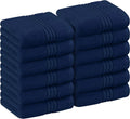 Premium Cotton Washcloth Towels Set - Absorbent 12x12 Inches, Pack of 12