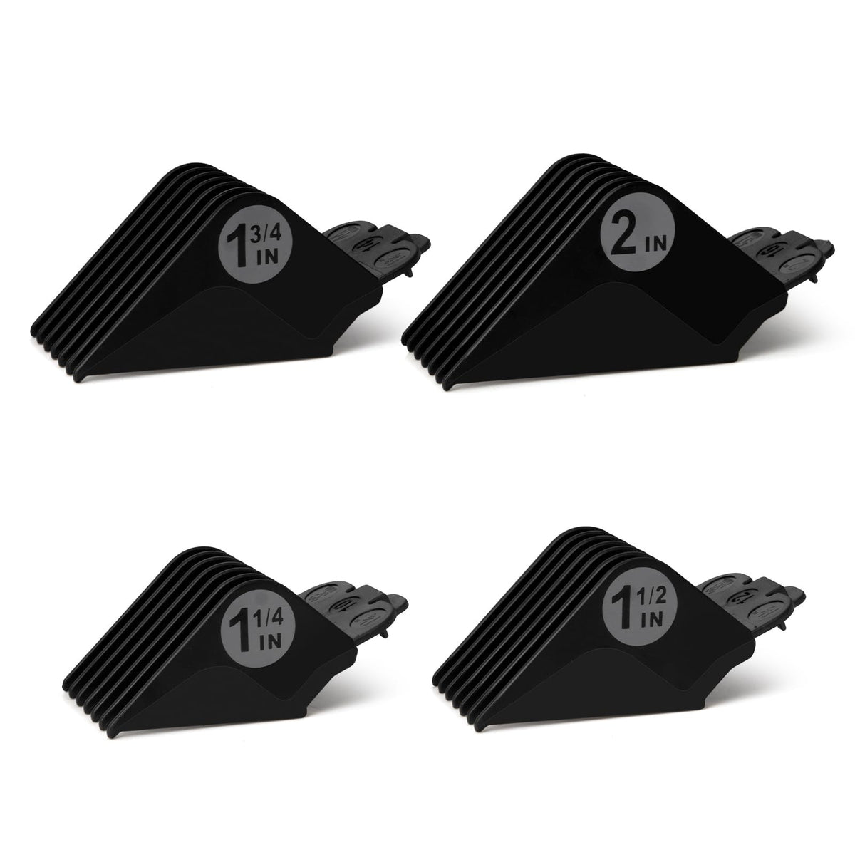 Clipper Guard Set 16 14 12 10 for Wahl Clippers - Black, Haircut Accessories