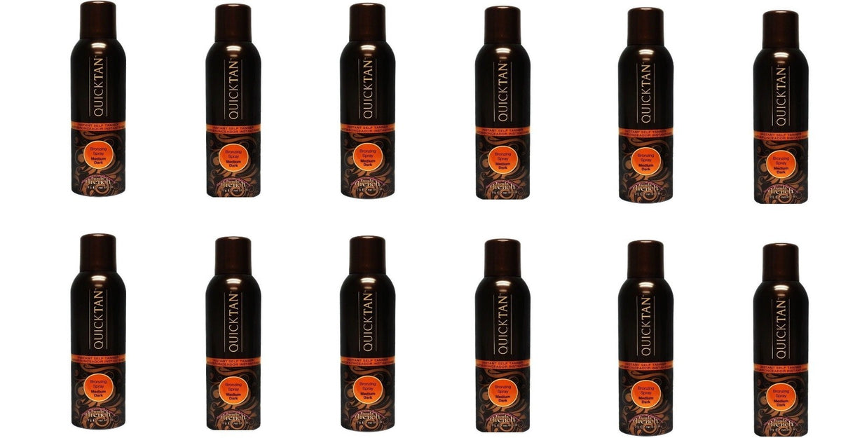 Body Drench Sunless Tanning Mist Medium Dark Pack of 12 6oz
