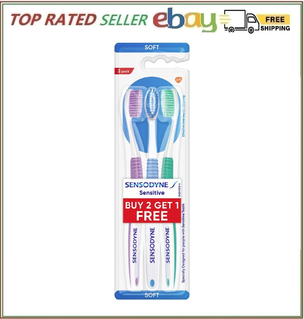 Sensodyne Sensitive Toothbrush Soft Bristles - 3 Pack