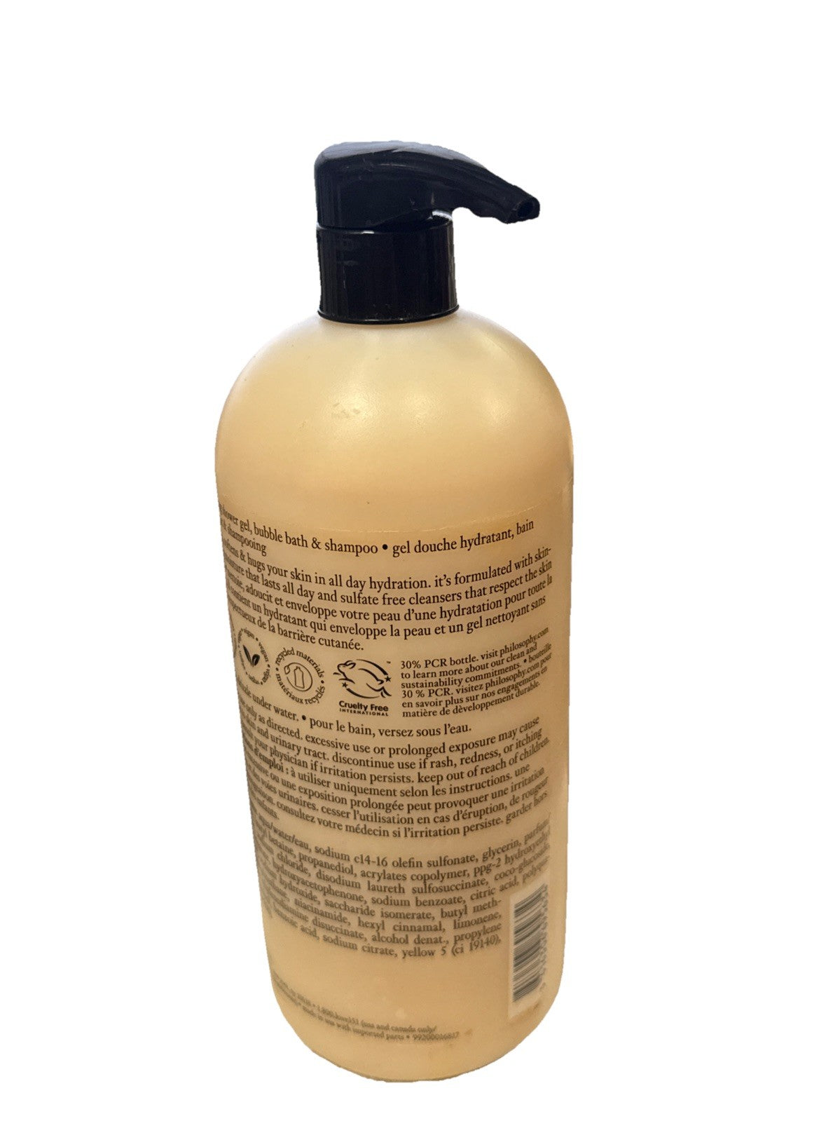 Hydrating Shower Gel 32 oz with Pump - Radiant Grace 3 in 1