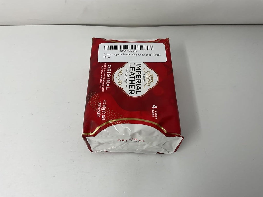 Imperial Leather Original Bar Soap 4 Pack - Moisturizing British Import