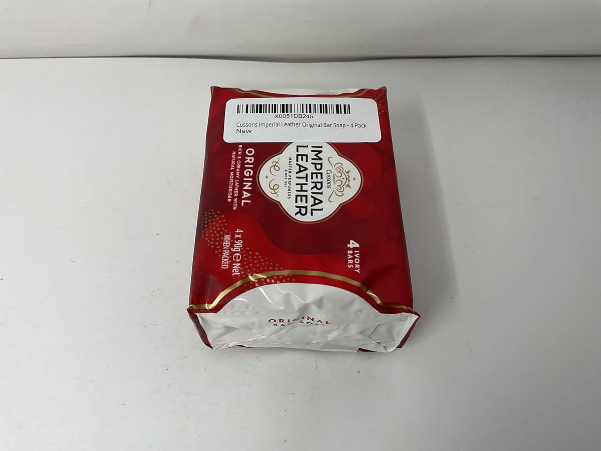 Imperial Leather Original Bar Soap 4 Pack - Moisturizing British Import