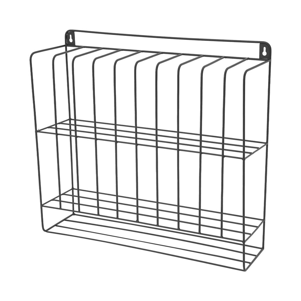 Wall-Mounted Hair Dye Storage Rack for Salon & Beauty Use