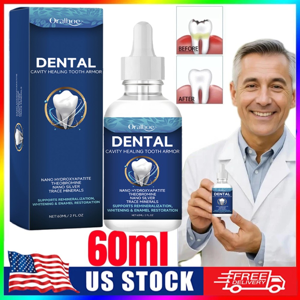 Dental Cavity Healing Serum - Enamel Restoration & Tooth Sensitivity Relief 60ml