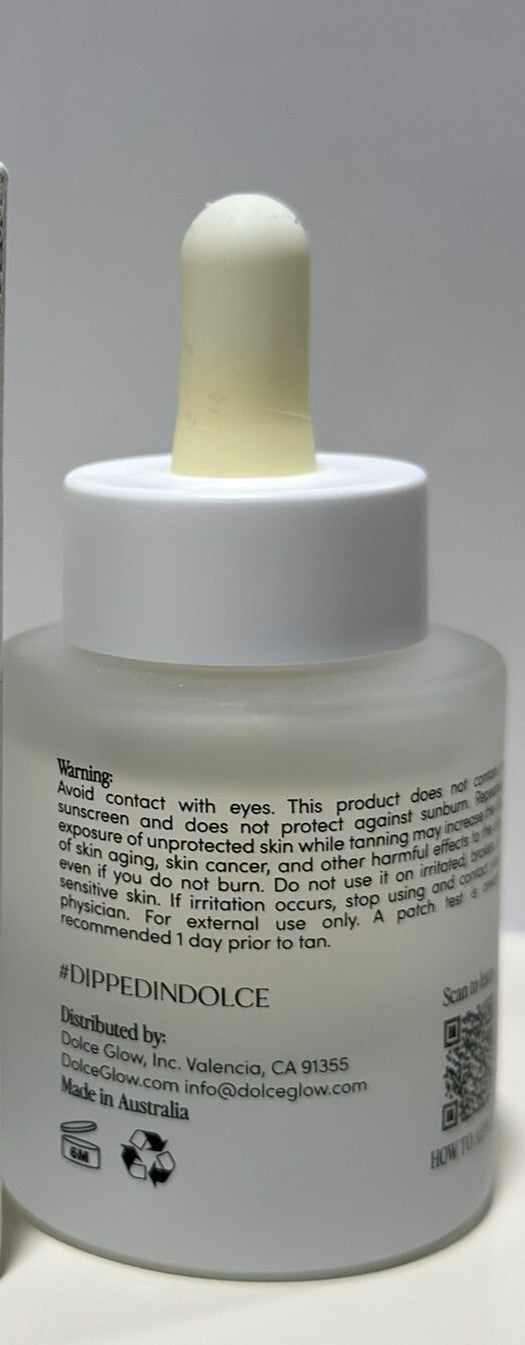 Hydrating Self-Tanning Serum Drops for Face & Body - 1 oz