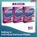 ProSoft Denture Reline Kit 3 Pack Soft, Zinc-Free, Easy DIY, Made in USA