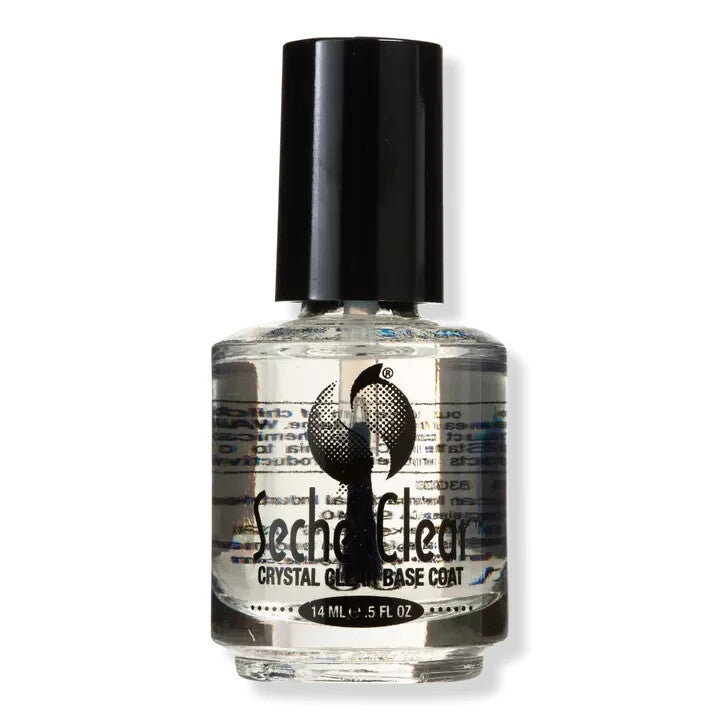 Seche Clear Crystal Clear Base Coat 0.5oz Nail Polish Base Top Coat