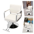 Heavy Duty Hydraulic Salon Chair with 360° Rotatable Seat - Adjustable & Sturdy