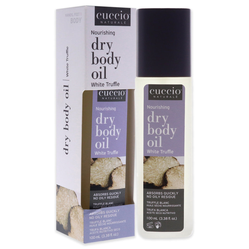 Unisex White Truffle Dry Body Oil - Nourishing Hydrating Skin Care - 3.38 oz