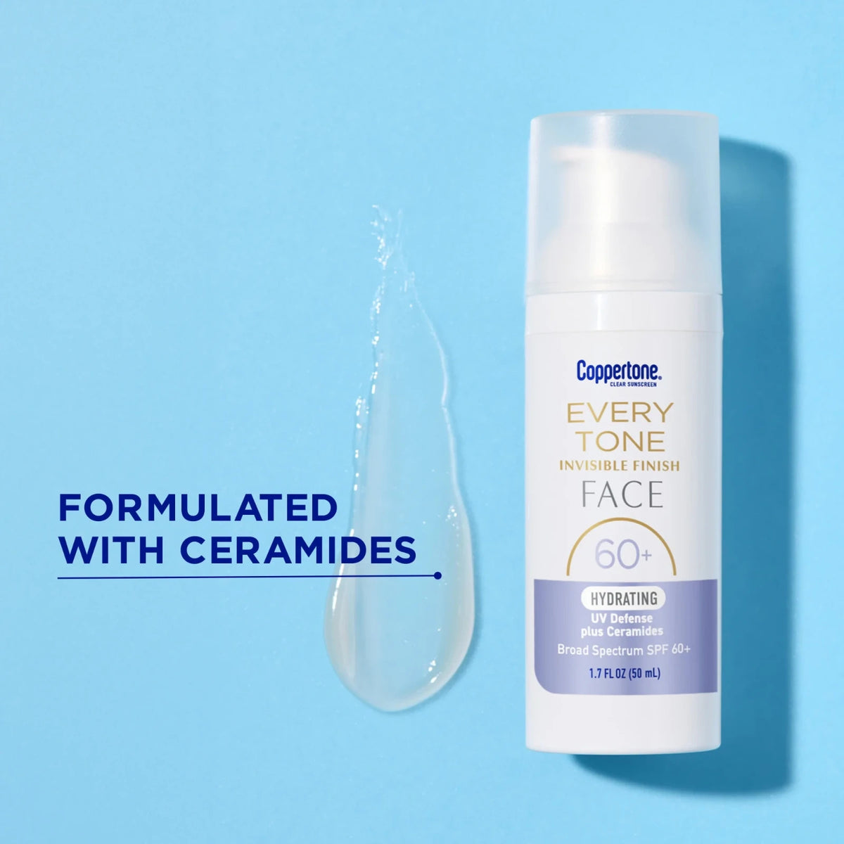 Hydrating SPF 60 Face Sunscreen with Invisible Finish & Broad Spectrum Protection