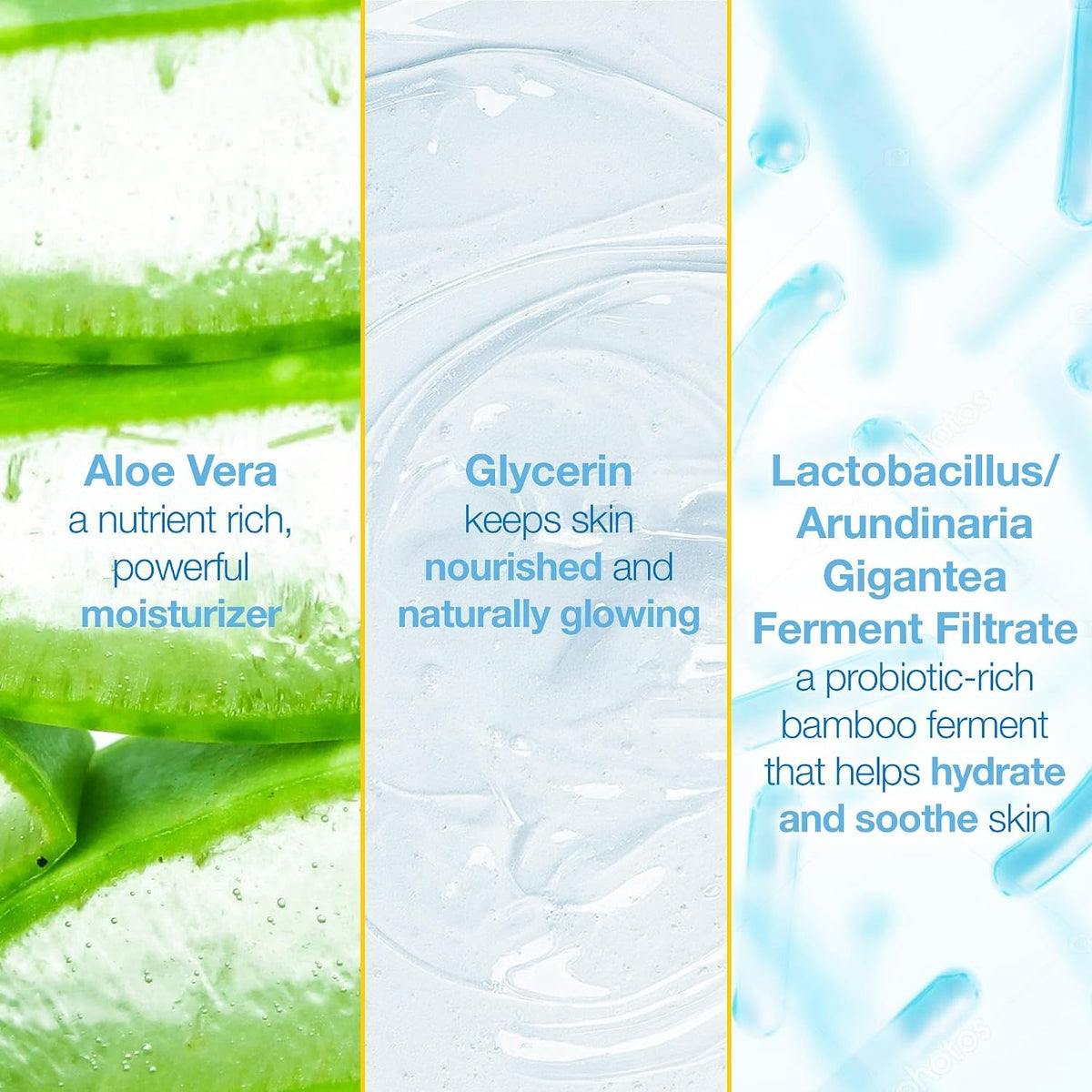 Aloe Vera Gel After Sun Treatment - 8 oz Cooling Sun & Skin Care