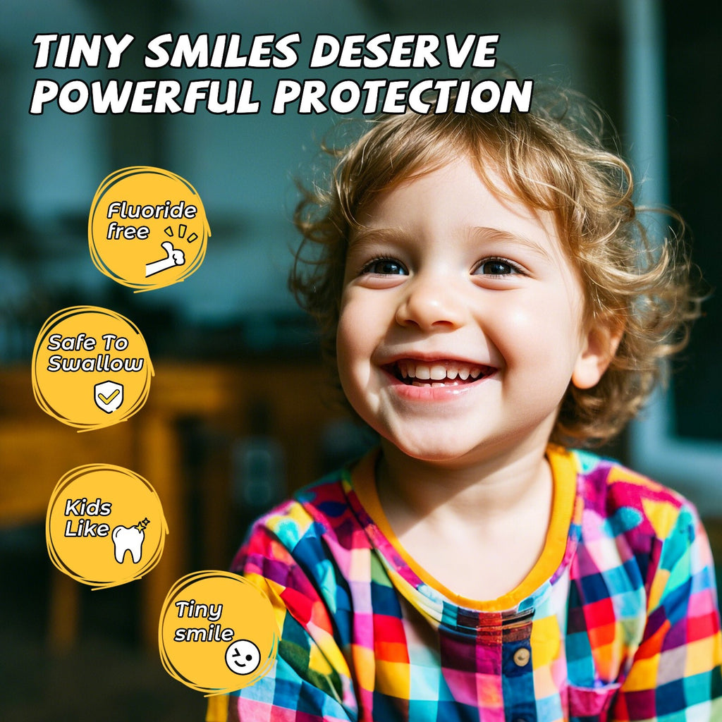 Kids Nano Hydroxyapatite Toothpaste 5% Enamel Strengthening Fluoride-Free