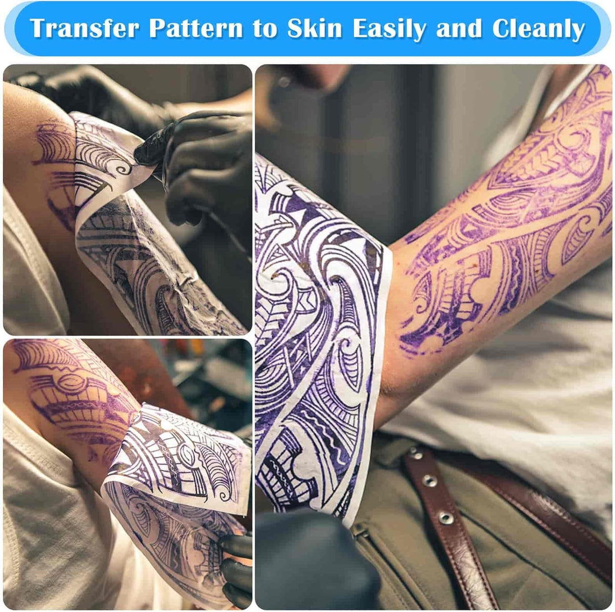 Tattoo Transfer Paper Kit 50 Sheets for Tattoo Stenciling & Transfer