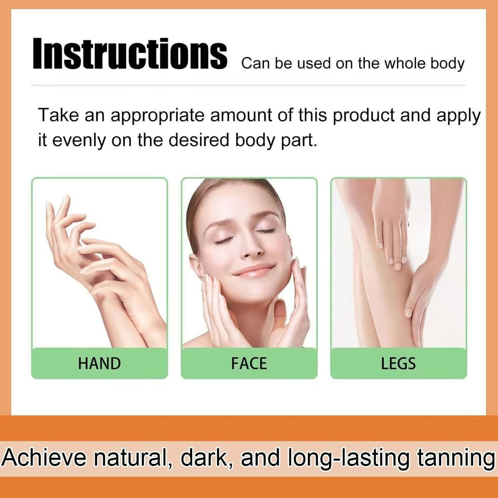 Self-Tanning Gel and Lotion for Sunbeds & Outdoor Use - 50g & 100g Variants