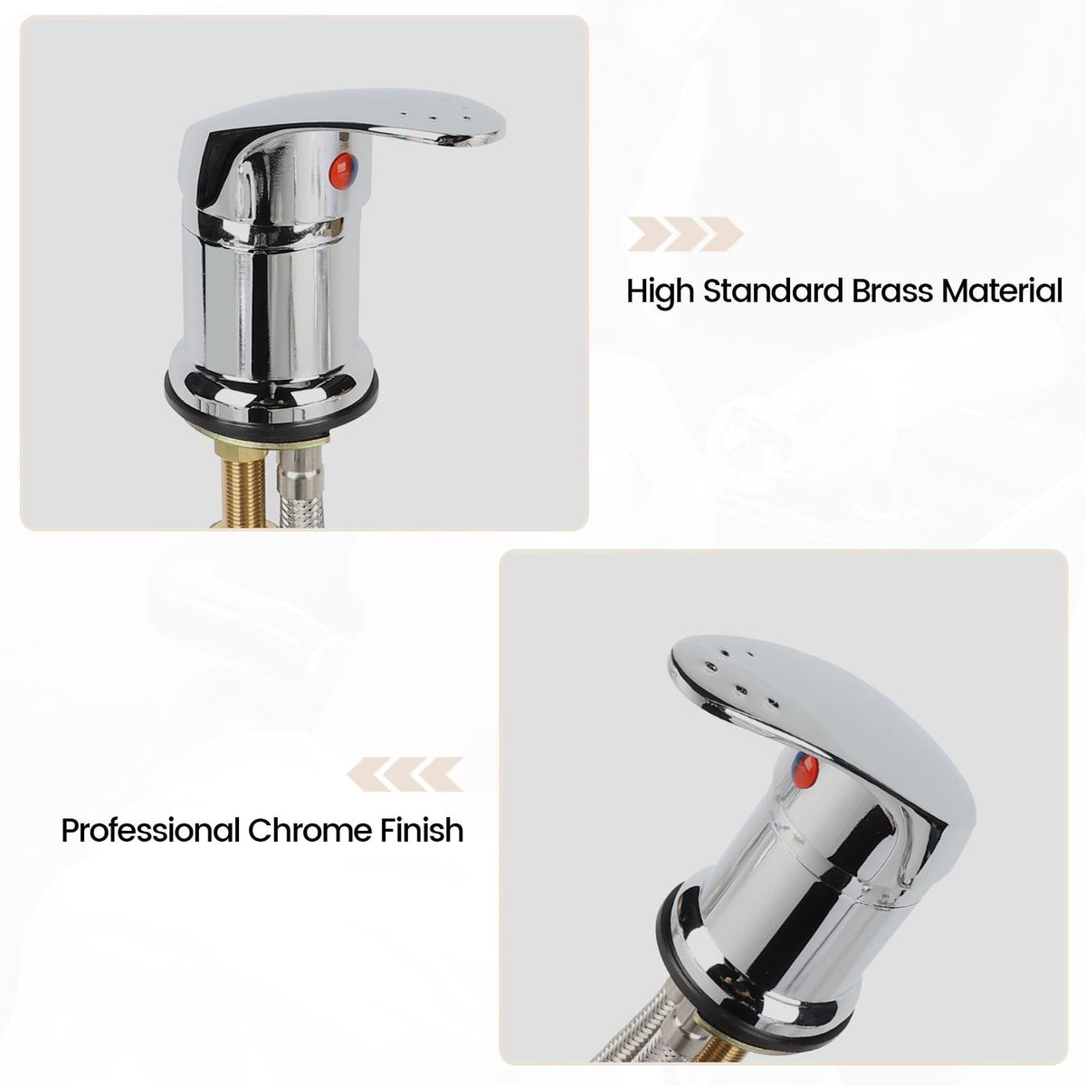 Salon Shampoo Bowl Faucet Kit with Vacuum Breaker for Hairdressing