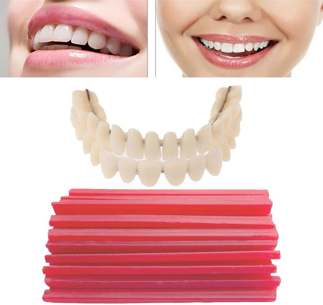 Denture Repair Kit for DIY Partial & Full Tooth Restoration - Reusable Material