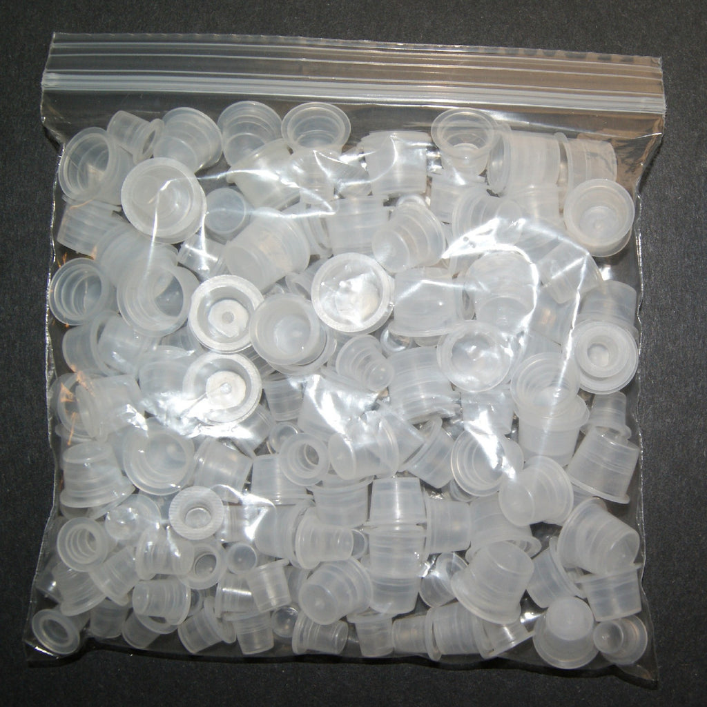 Tattoo Ink Cup Holder Set – 200 Cups in 9mm, 13mm, 16mm with 8-Slot Organizer