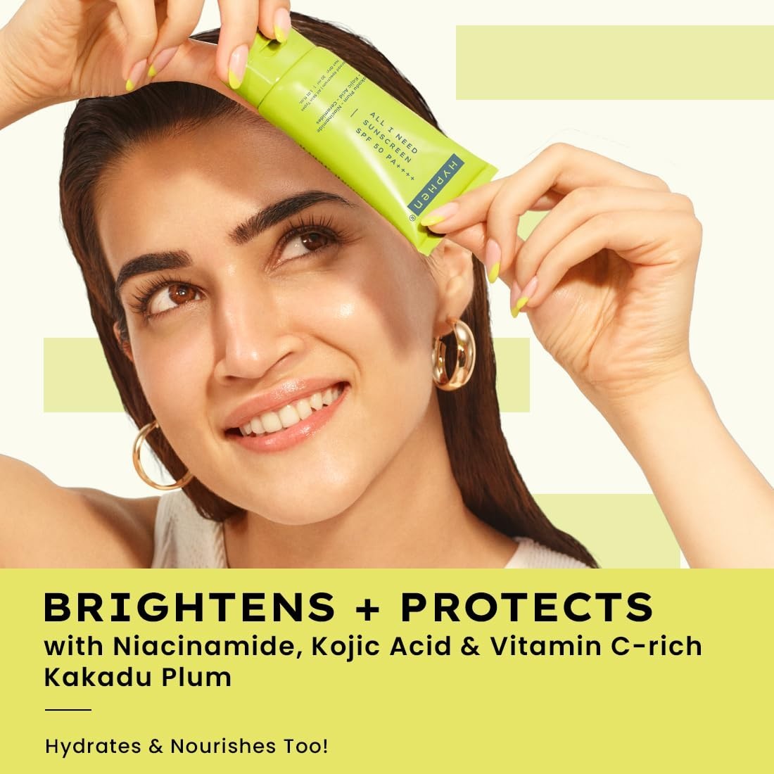 Hyphen All I Need SPF 50 PA++++ Sunscreen with Niacinamide & Kakadu Plum - 30ml