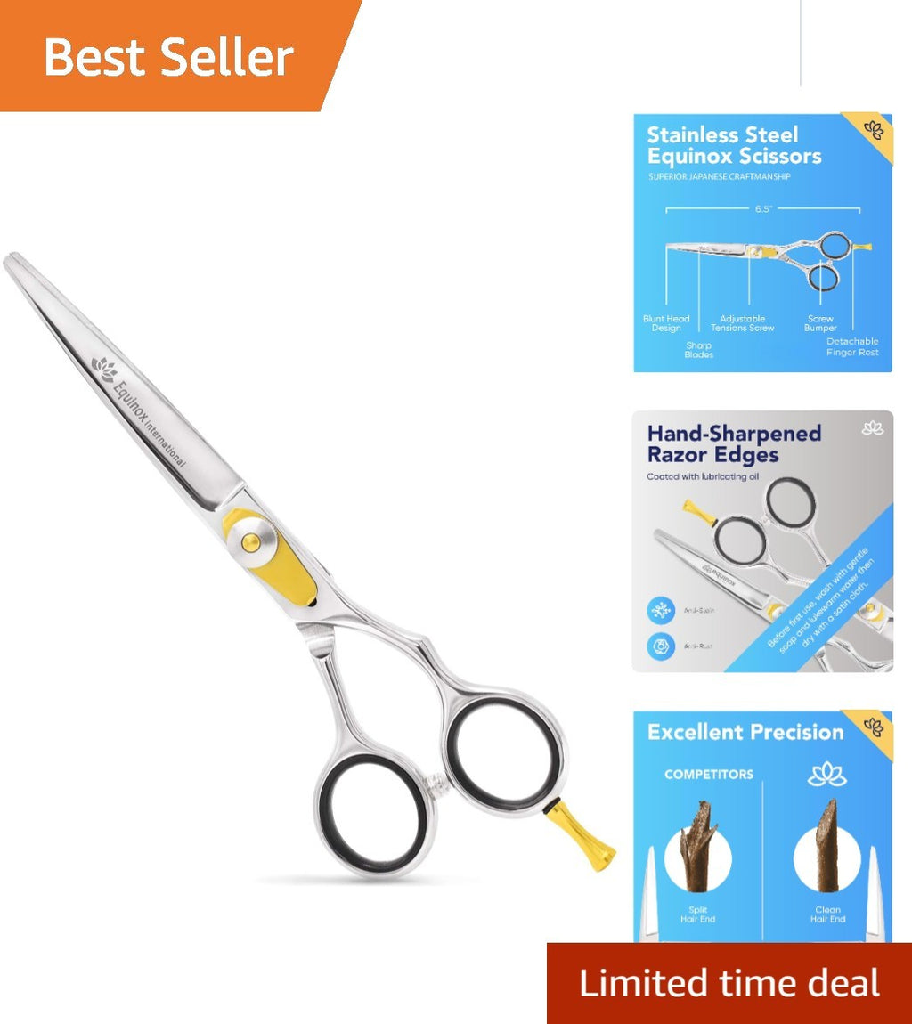 Professional Hair Scissors 6.5 Inch - Ergonomic Lightweight Styling Shears