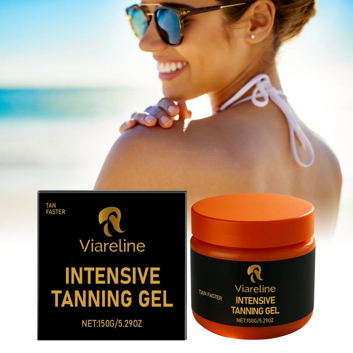 Self Tanner Gel for Sunless Bronzing and Moisturizing – Even Glow, Multiple Quantities