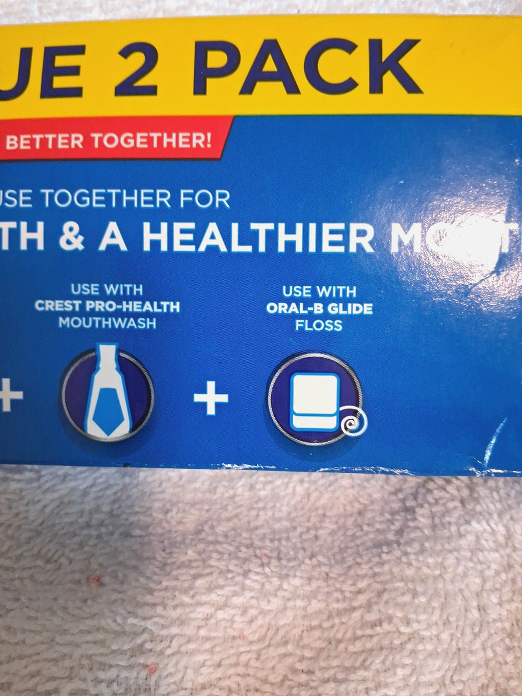 Crest Outlast Whitening Toothpaste Mint 2 x 5.4oz - Dental Oral Care