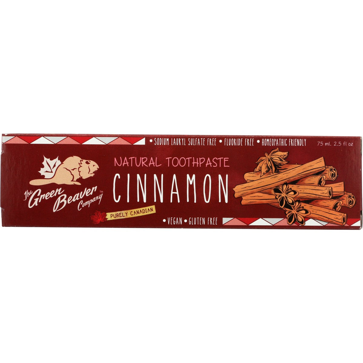 Natural Cinnamon Toothpaste - Whitens Teeth & Freshens Breath - 1 Pack