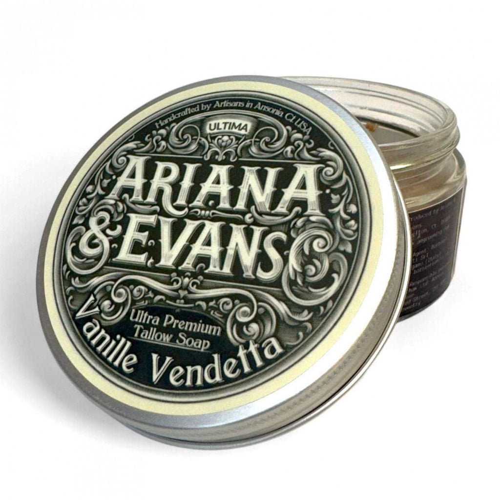Ariana & Evans Ultima Shaving Soap - Vanille Vendetta, Long-Lasting Spicy Vanilla