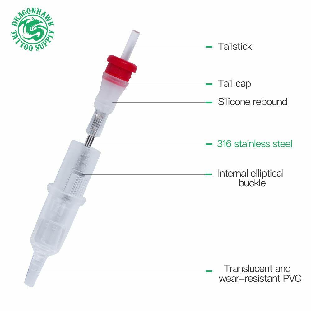 Curved Magnum Tattoo Needles 20Pcs 1205RM - Extreme Cartridges for Rotary & Pen Machines