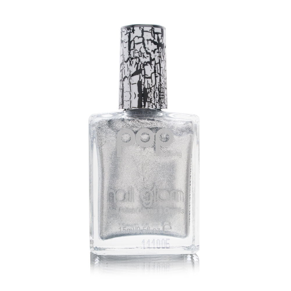 POP Beauty Nail Polish 58 Split Silver - Glamorous Metallic Finish