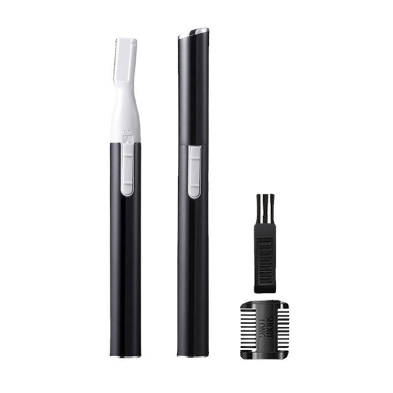 Rechargeable Nose & Eyebrow Trimmer Set for Men Women Face & Ear Grooming